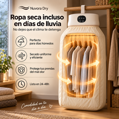 Secador Eléctrico Portátil de Diseño Plegable